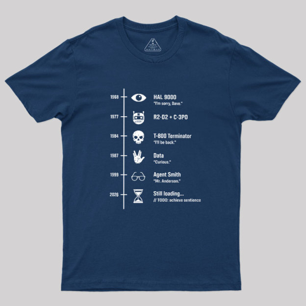 Sci-Fi Timeline Geek T-Shirt
