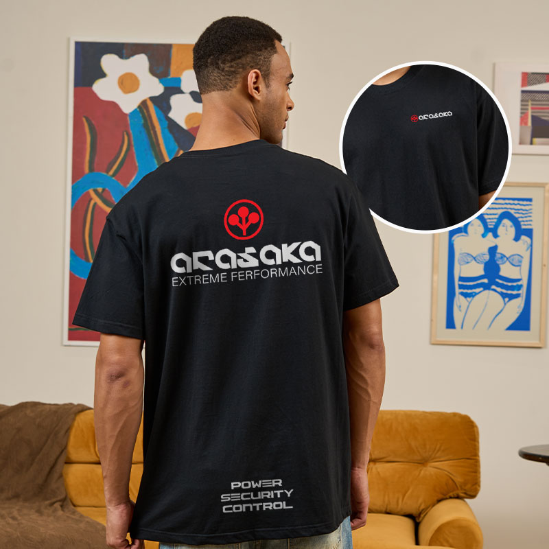 Arasaka Front and Back Printing Geek T-Shirt