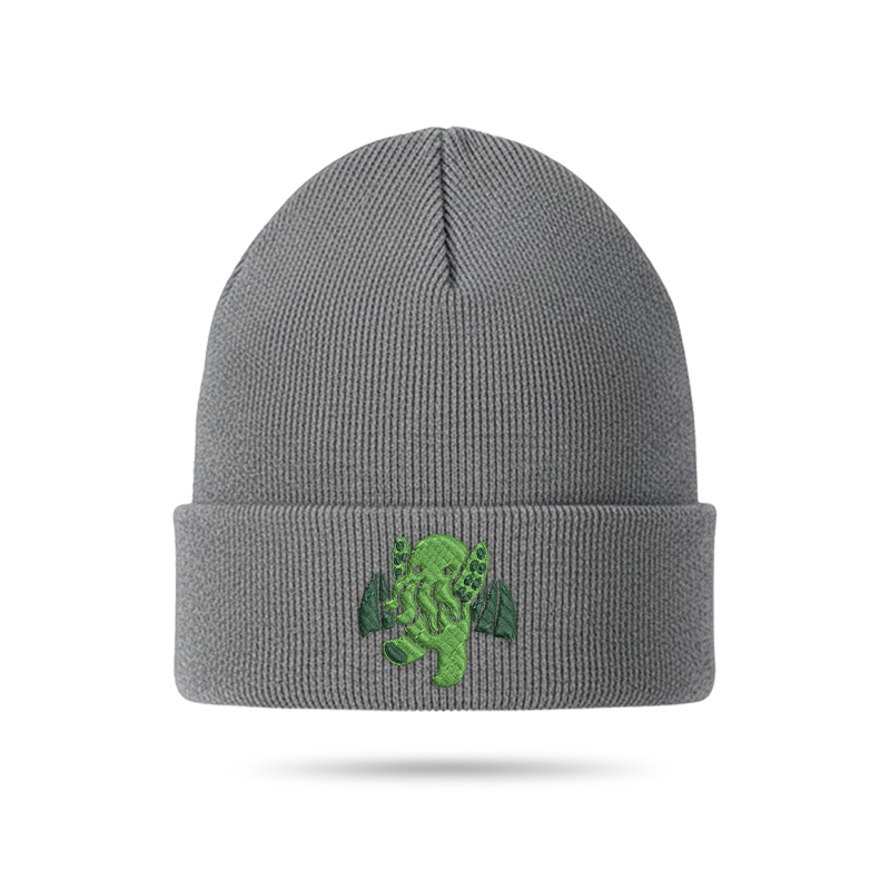 Cthulhu Geek Embroidered Beanie