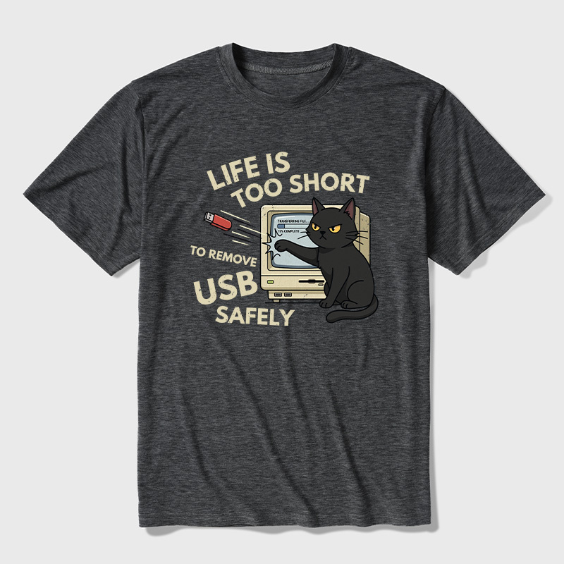 Cat’s Eject Ultra Soft Heather Tees