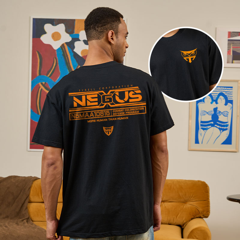 Tyrell Corp Front and Back Printing Geek T-Shirt