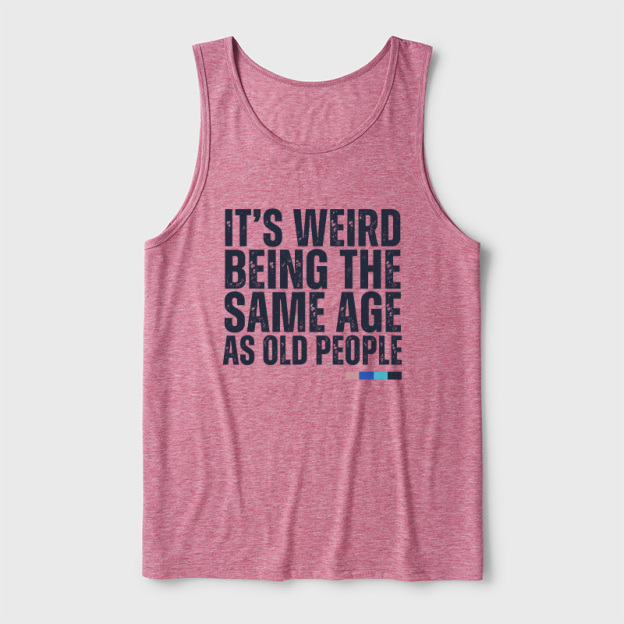 As Old People Ultra Soft Heather Tank