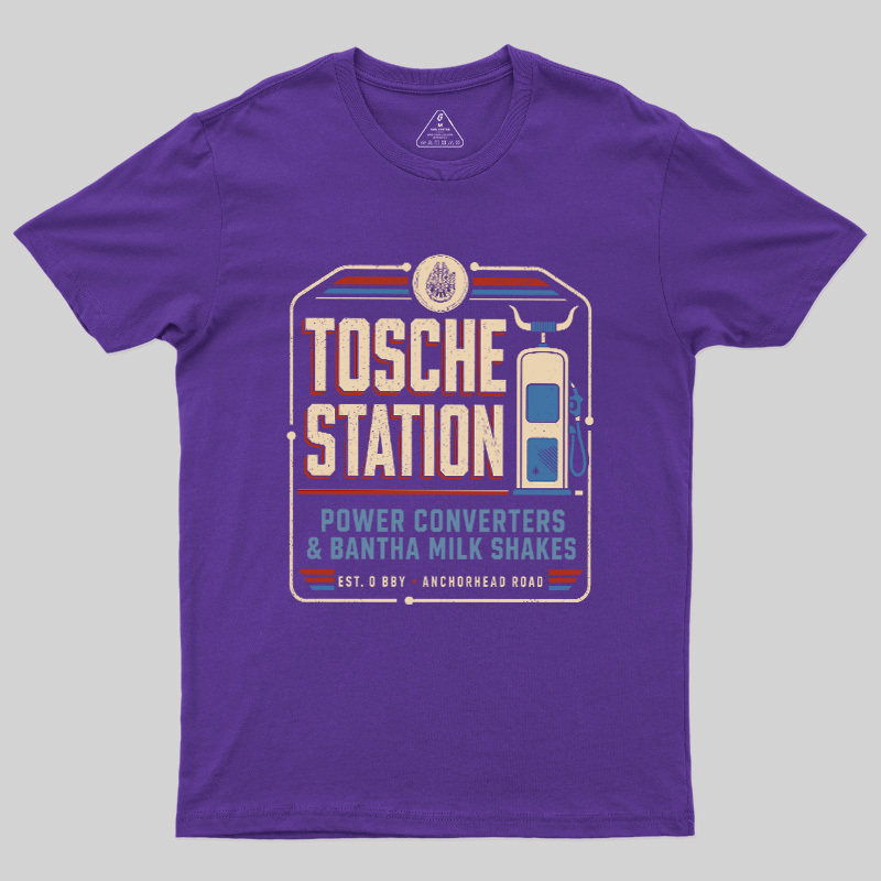 Space Gas Station Power Converter Geek T-Shirt