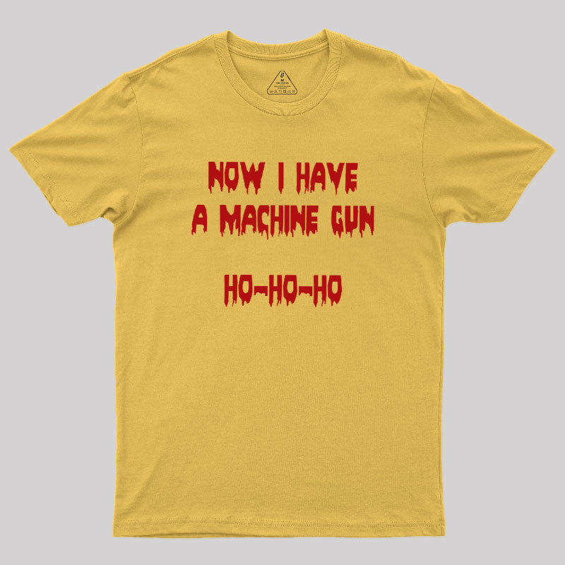 Ho-Ho-Ho Machine Gun Geek T-Shirt