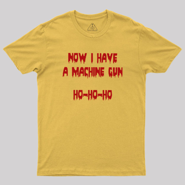 Ho-Ho-Ho Machine Gun Geek T-Shirt