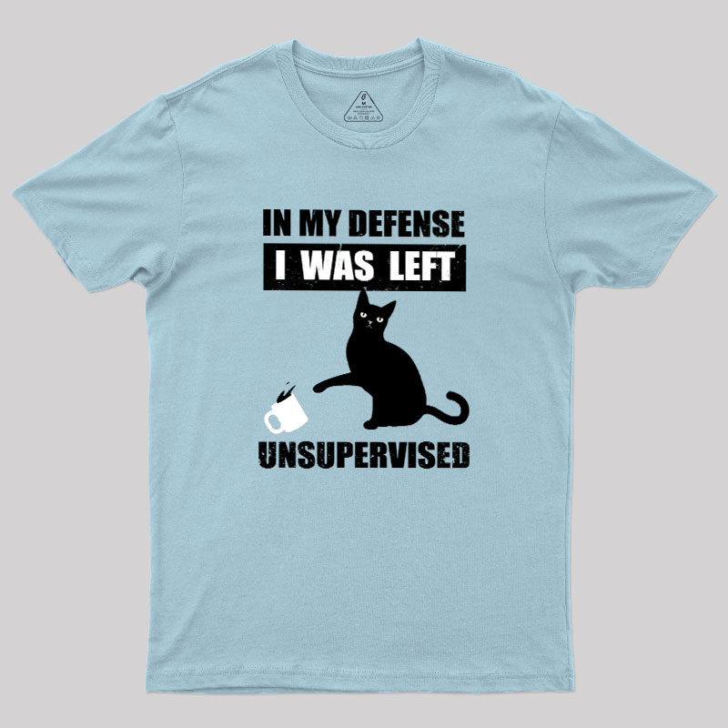 In My Defense I Was Left Geek T-Shirt