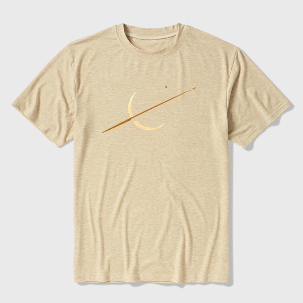 Minimal Cosmic Rocket Ultra Soft Heather Tees