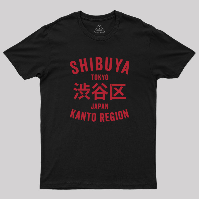 Shibuya Kanto Region Geek T-Shirt