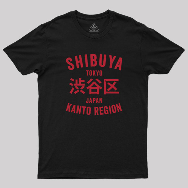 Shibuya Kanto Region Geek T-Shirt