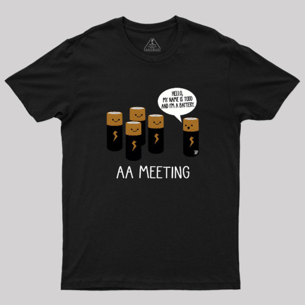 AA MEETING Geek T-Shirt