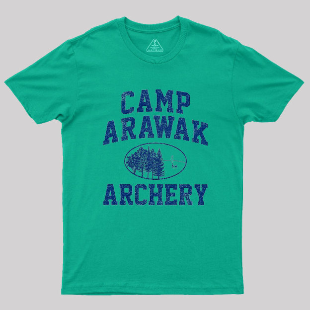 Camp Arawak Summer Camp Geek T-Shirt