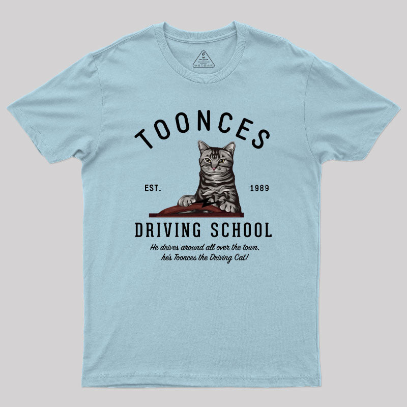 Toonces Driving School - Est. 1989 Geek T-Shirt
