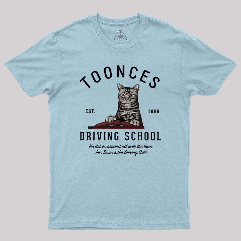 Toonces Driving School - Est. 1989 Geek T-Shirt