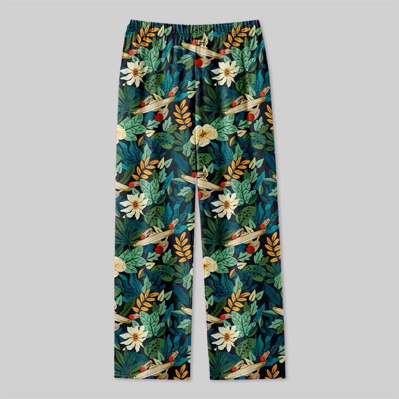Scifi Spacecraft Hawaii Geek Loungewear Pants