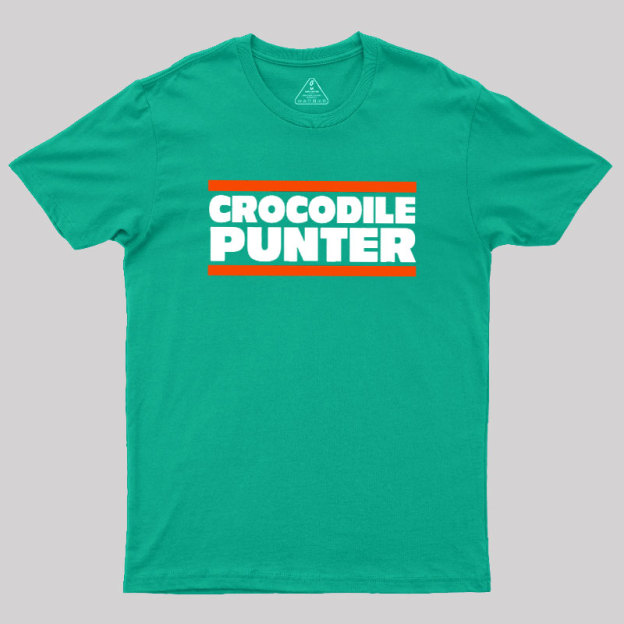 Crocodile Punter Geek T-Shirt