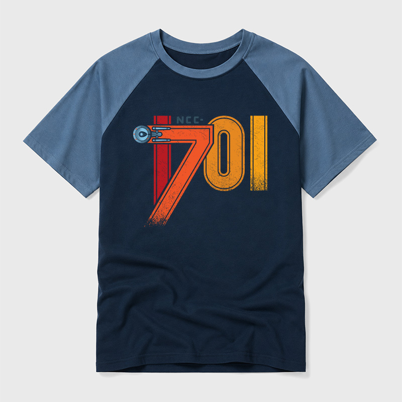 1701 Geek Retro Raglan T-Shirt