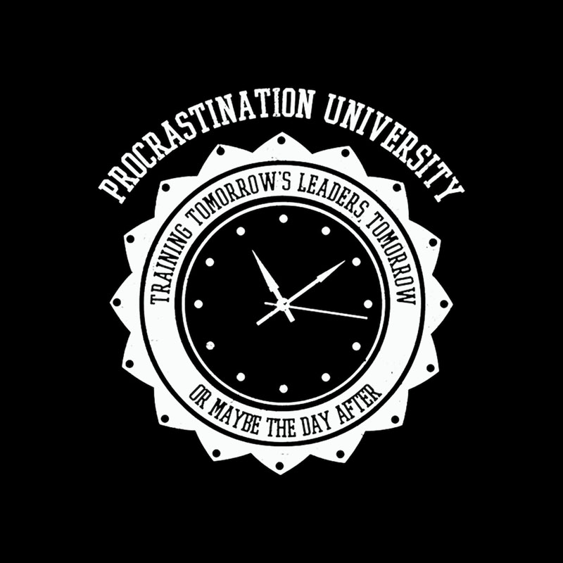 Procrastination University Geek T-Shirt