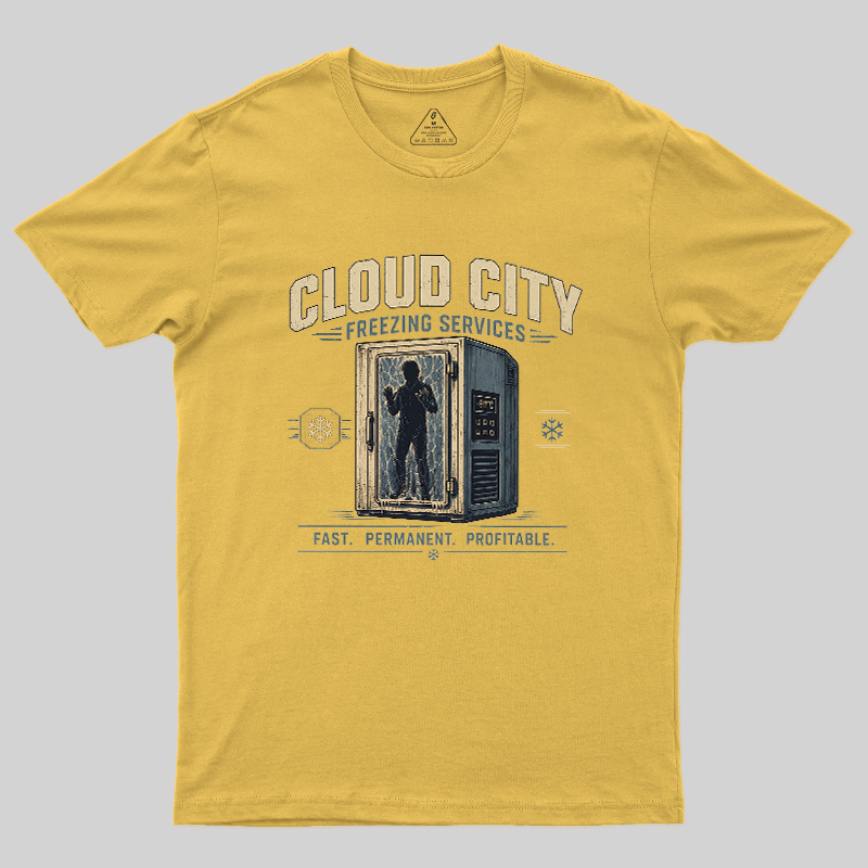 Cloud City Freezing Services Geek T-Shirt