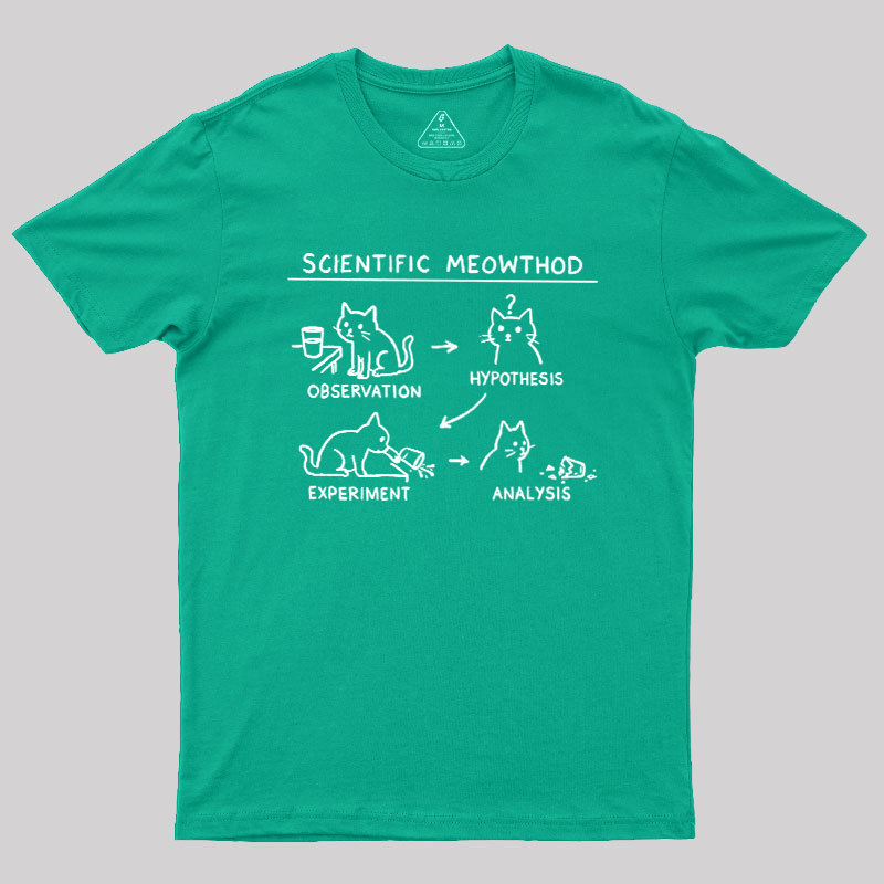 Scientific Meowthod Geek T-Shirt