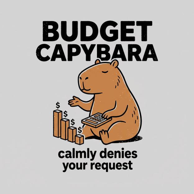 Budget Capybara Geek T-Shirt