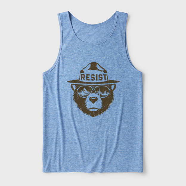 Vintage Alt National Park Service Resist Ultra Soft Heather Tank