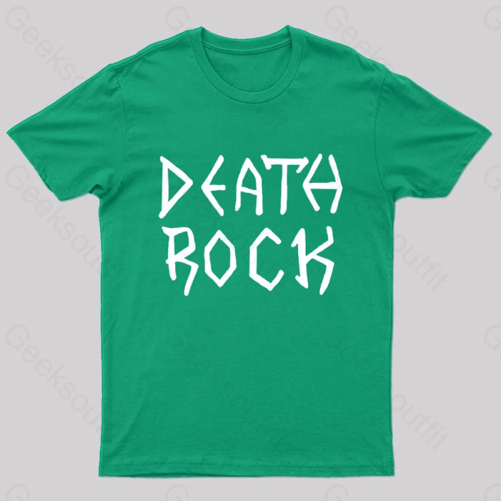 Death Rock Costume Geek T-Shirt Green / S