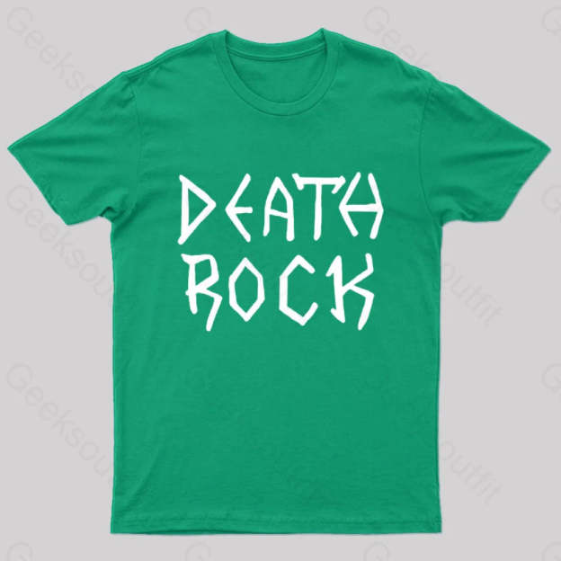 Death Rock Costume Geek T-Shirt Green / S