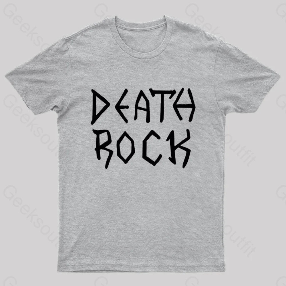 Death Rock Costume Geek T-Shirt Grey / S