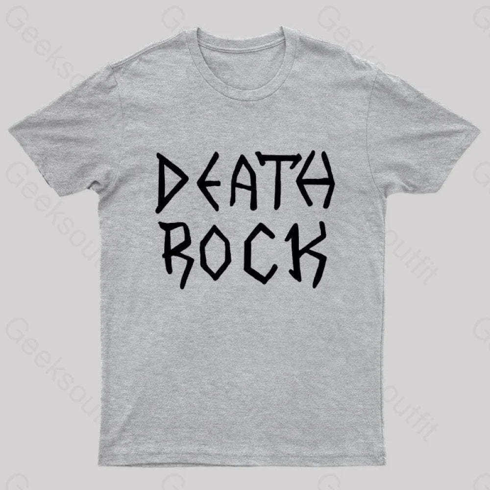 Death Rock Costume Geek T-Shirt Grey / S