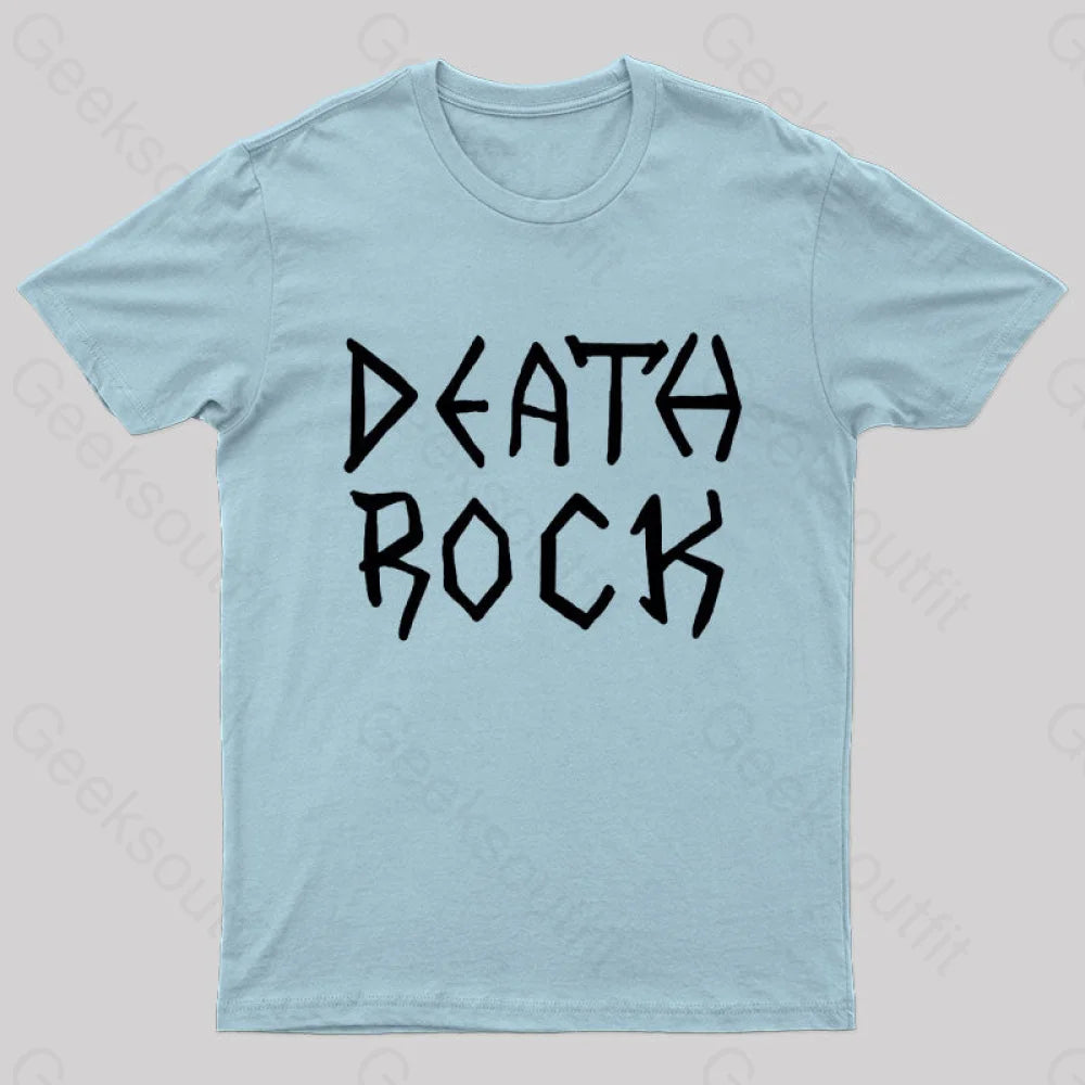 Death Rock Costume Geek T-Shirt Light Blue / S