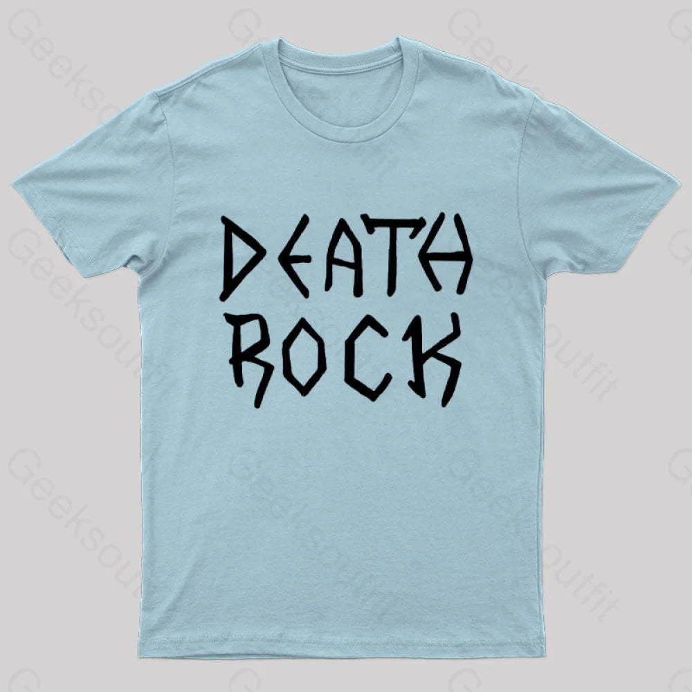 Death Rock Costume Geek T-Shirt Light Blue / S