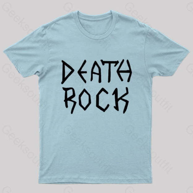 Death Rock Costume Geek T-Shirt Light Blue / S