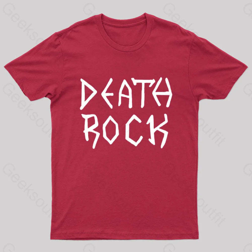 Death Rock Costume Geek T-Shirt Red / S