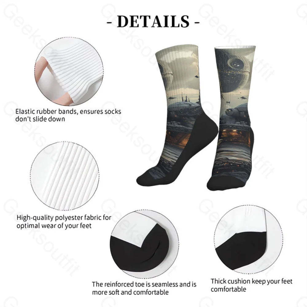 Death Star At Men’s Socks