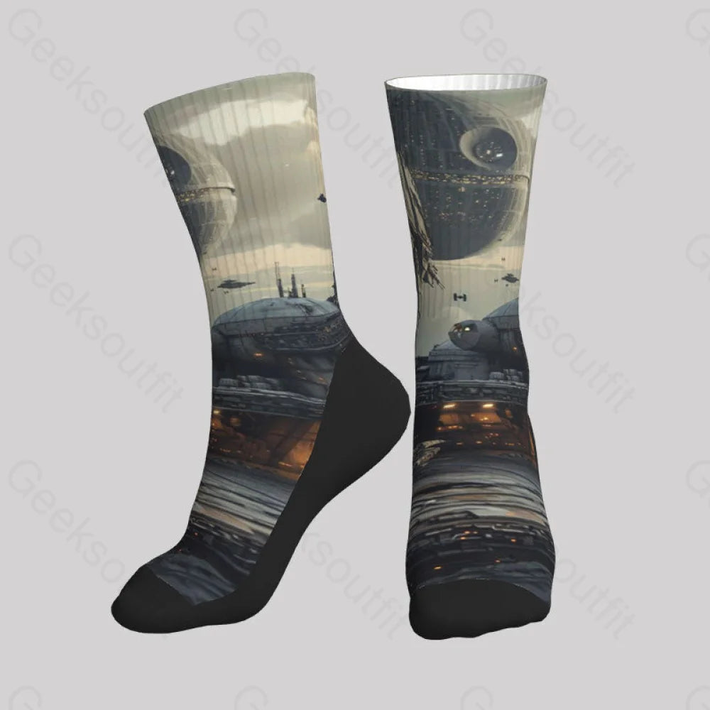 Death Star At Men’s Socks