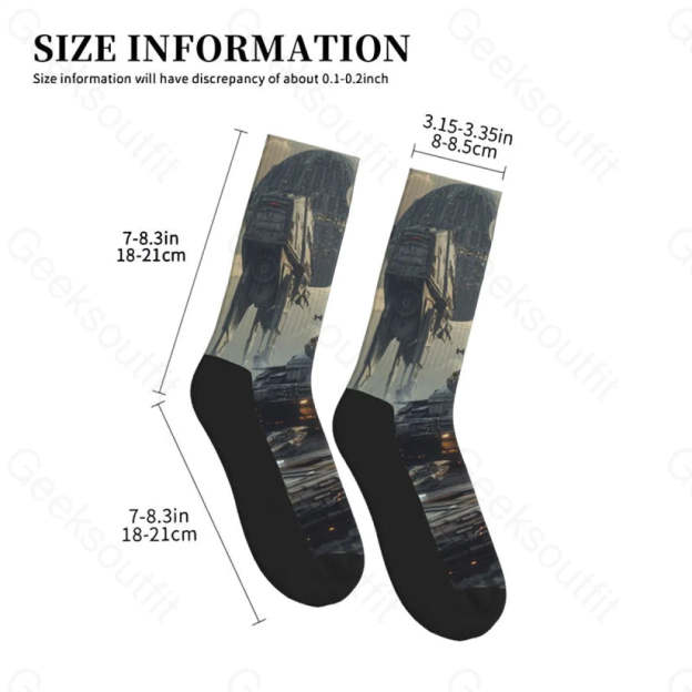 Death Star At Men’s Socks