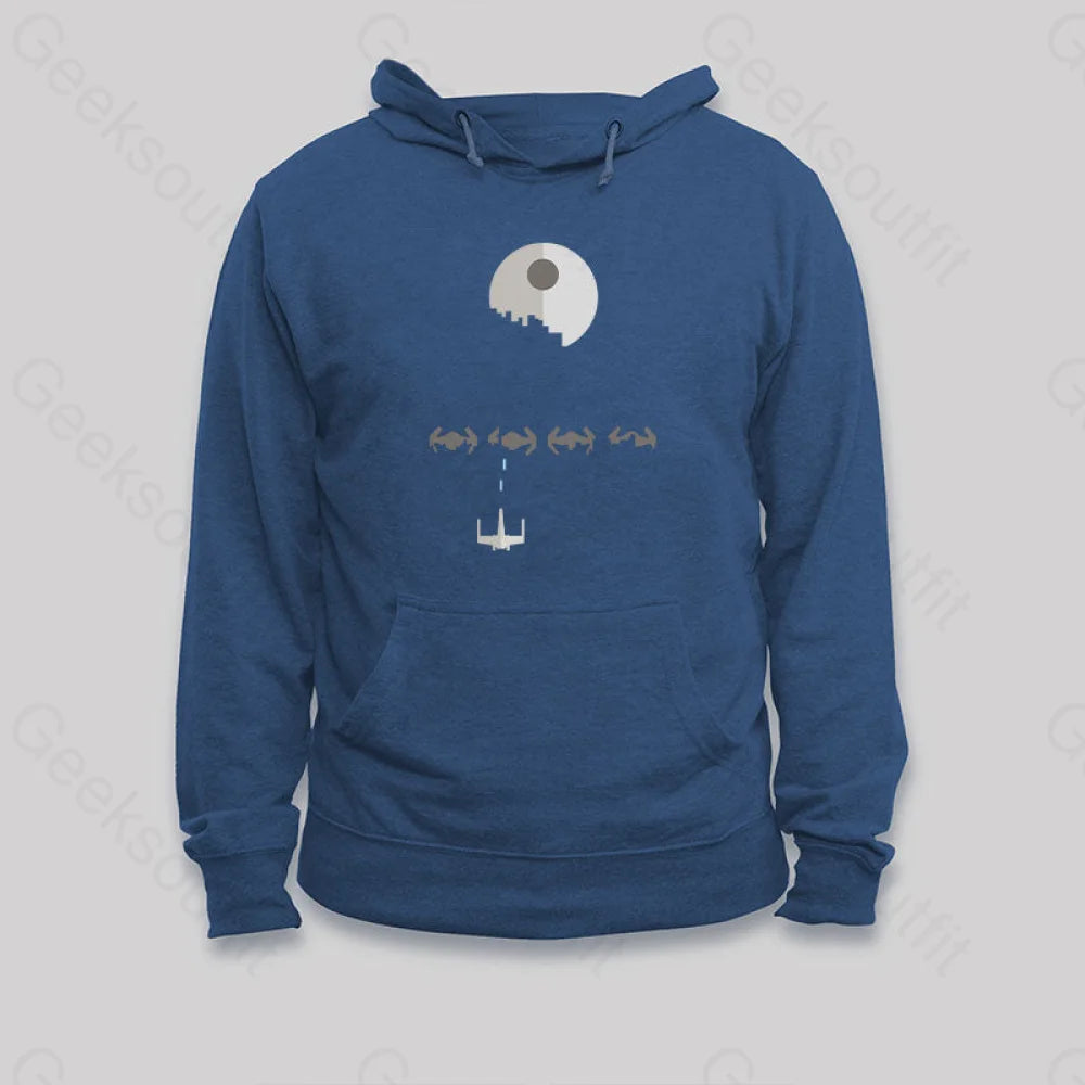 Death Star Hoodie Dark Blue / S