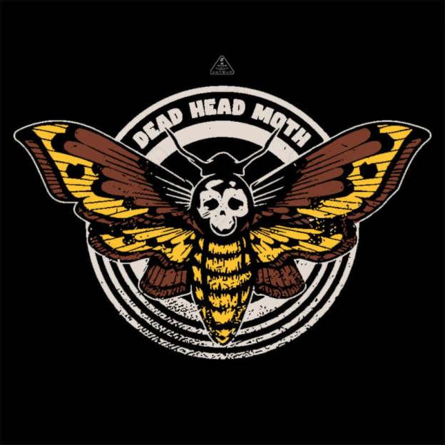 Death’s Head Moth Distressed Vintage T-Shirt