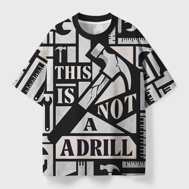 This Is Not A Drill Geek All-Over Print T-Shirt