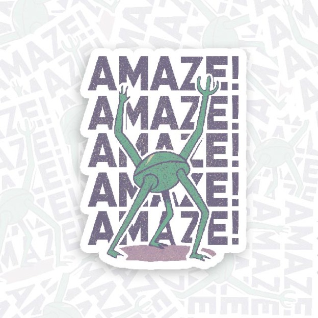 Rocky Amaze Geek Sticker