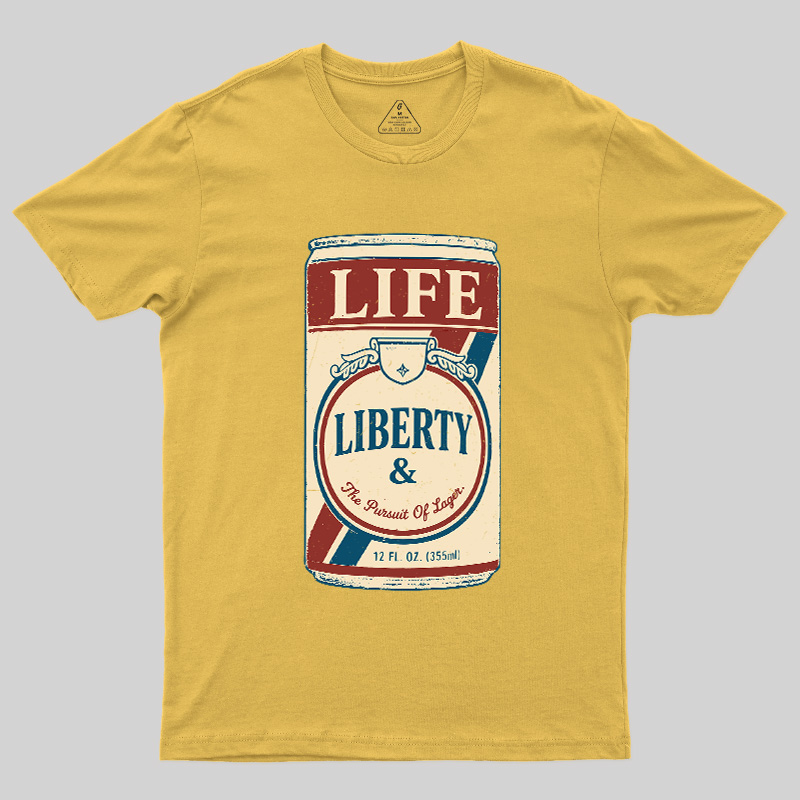 Independence Day Beer Lover Geek T-Shirt