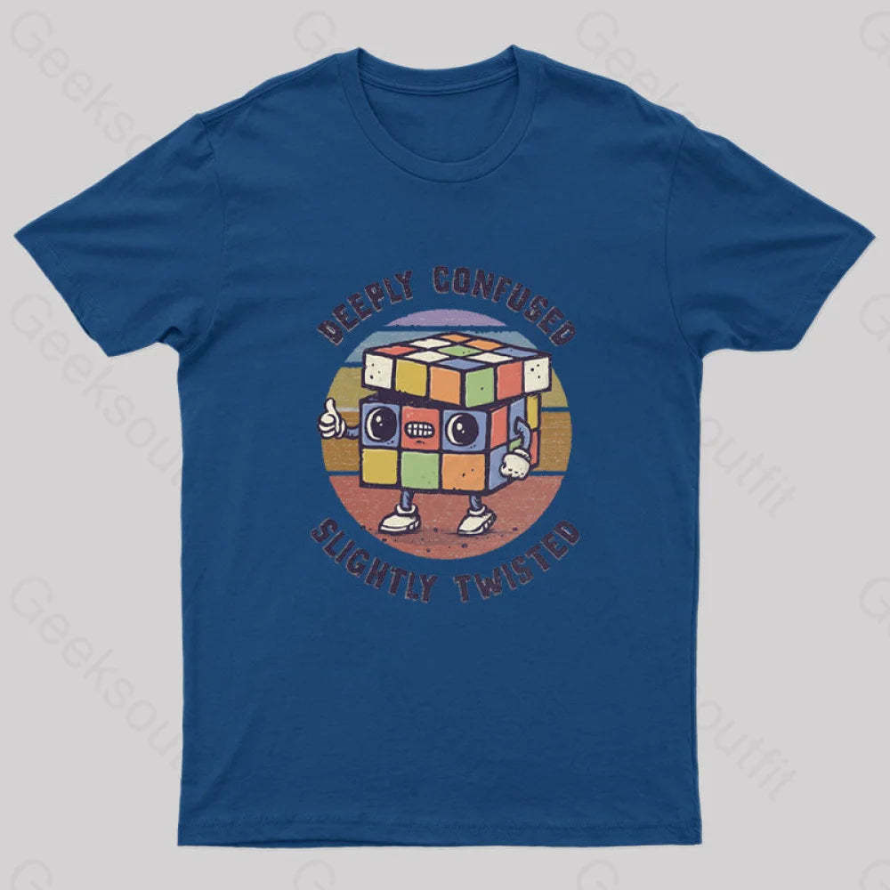 Deeply Confused And Slightly Twisted T-Shirt Navy / S