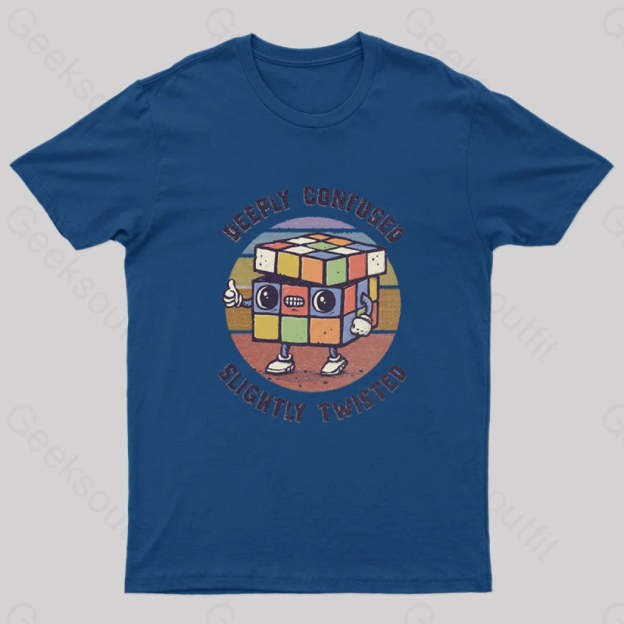 Deeply Confused And Slightly Twisted T-Shirt Navy / S