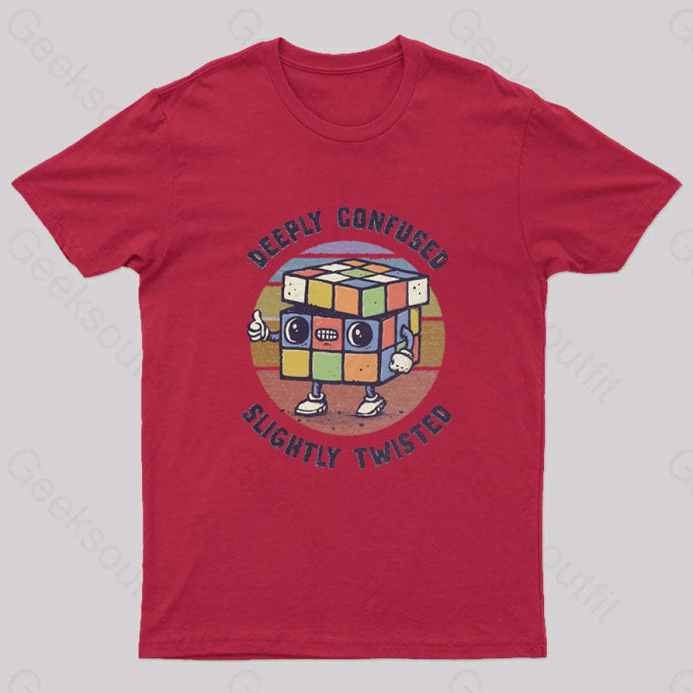 Deeply Confused And Slightly Twisted T-Shirt Red / S