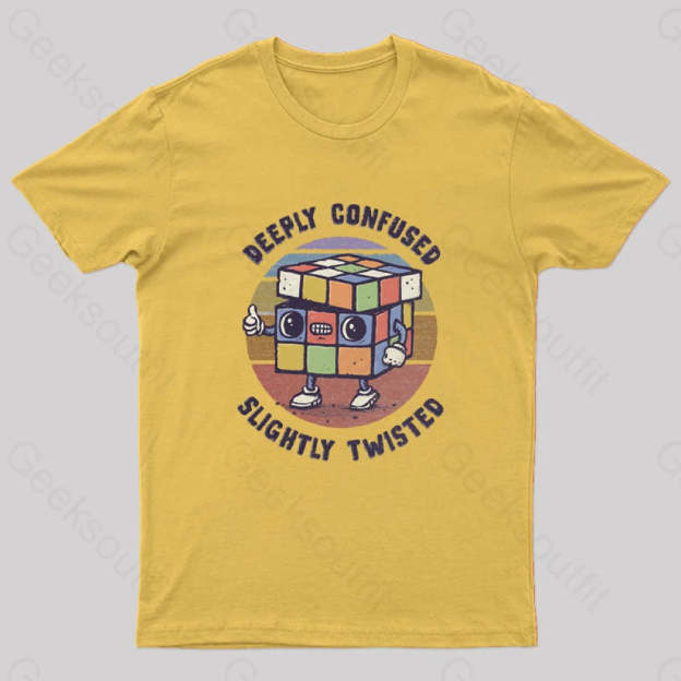 Deeply Confused And Slightly Twisted T-Shirt Yellow / S