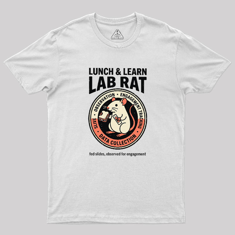 Lunch And Learn Lab Rat Geek T-Shirt