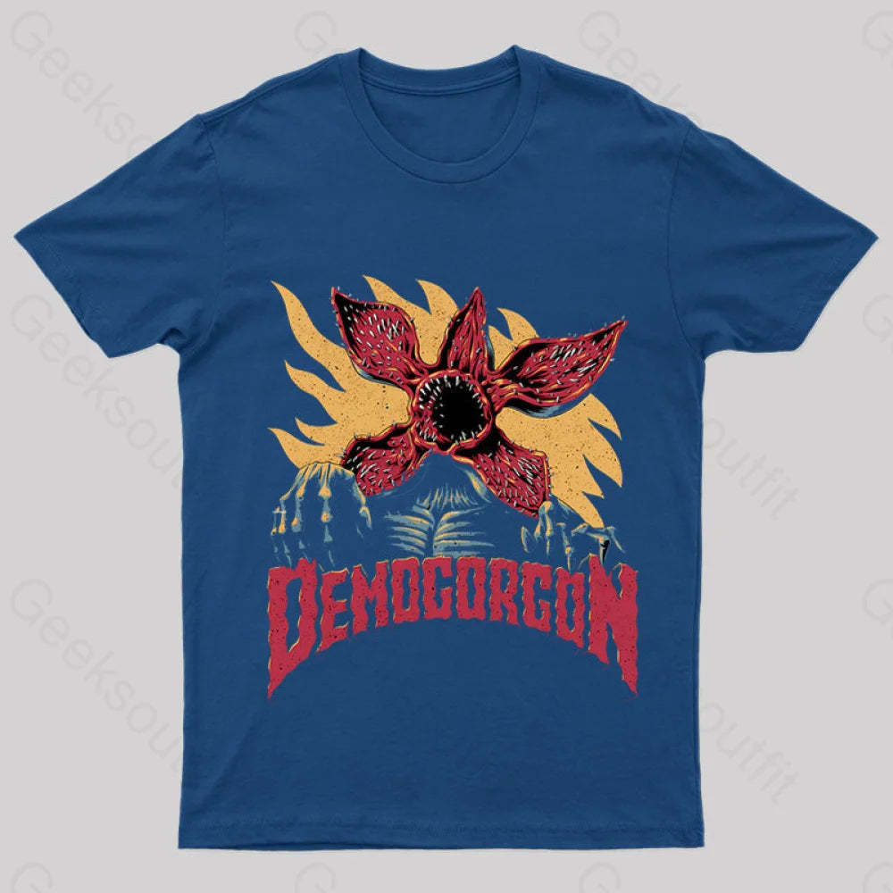 Demogorgon Geek T-Shirt Navy / S