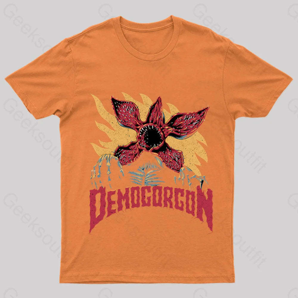 Demogorgon Geek T-Shirt Orange / S