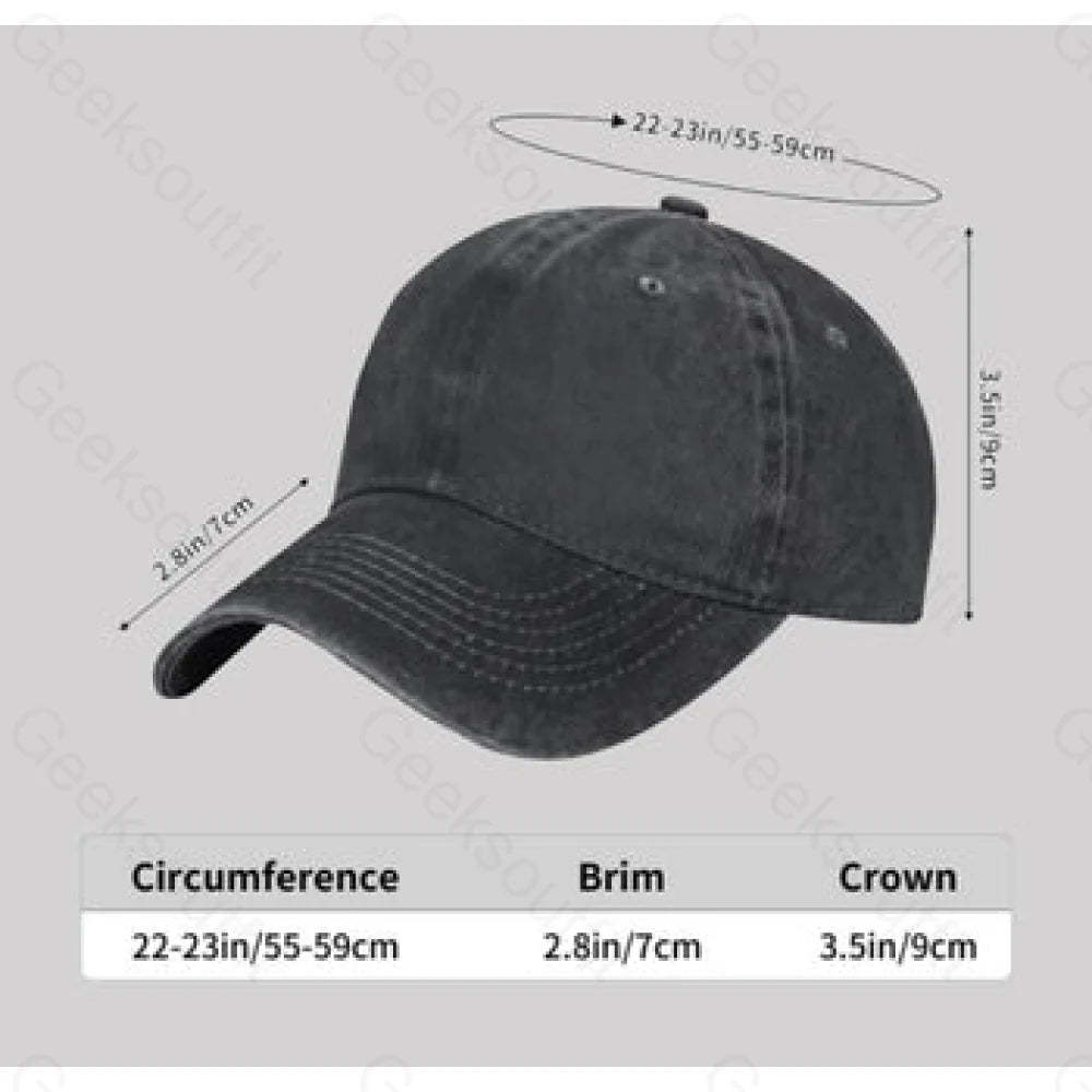 Crm-114 Washed Vintage Baseball Cap