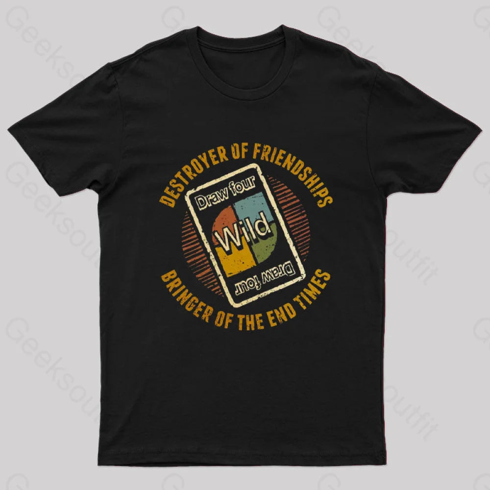 Destroyers Of Friendships T-Shirt Black / S